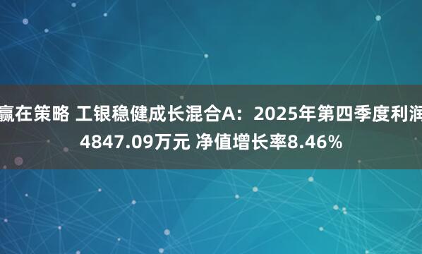 赢在策略 工银稳健成长混合A：2025年第四季度利润4847.09万元 净值增长率8.46%